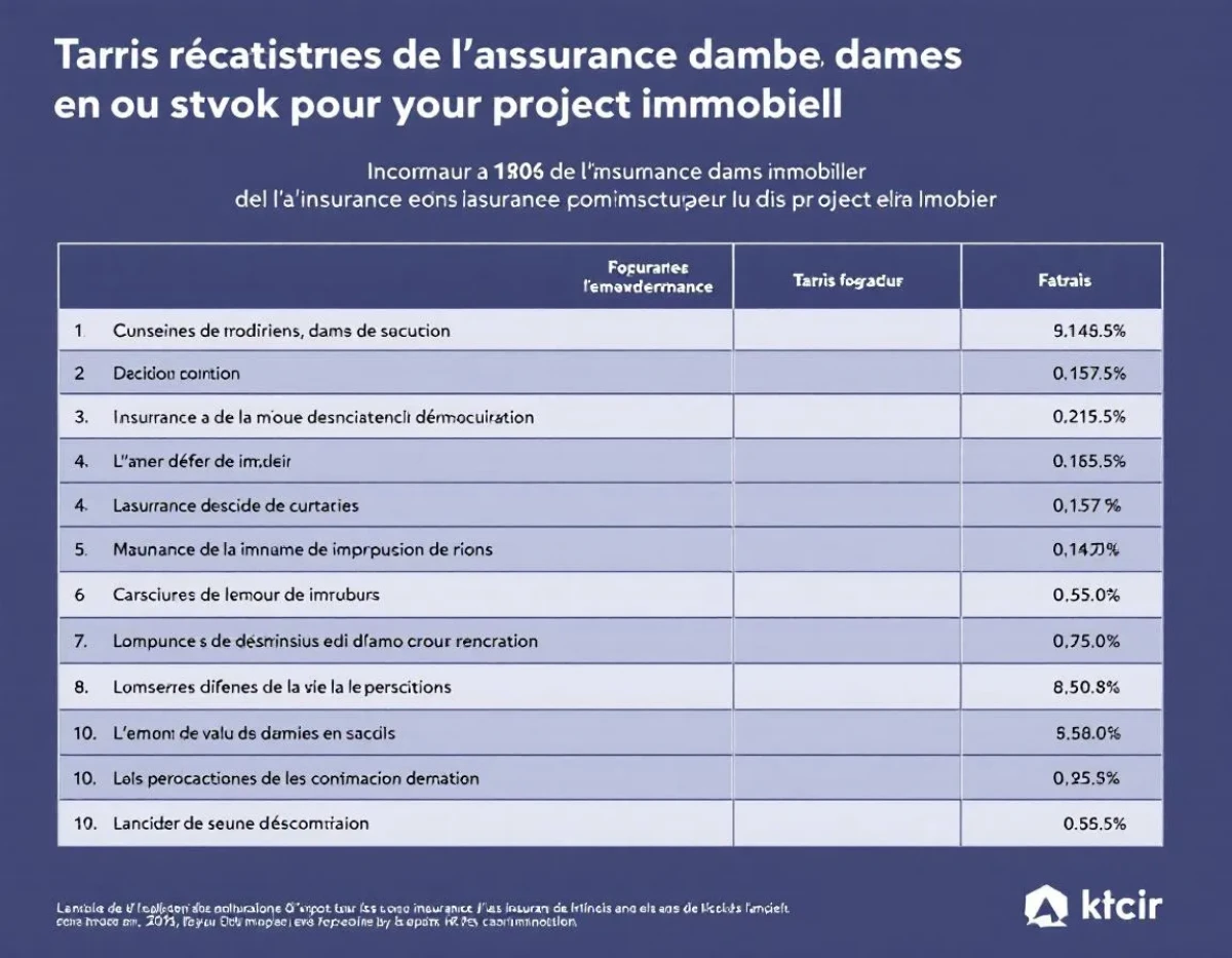 Tarifs réalistes de l'assurance dommages ouvrage pour votre projet immobilier